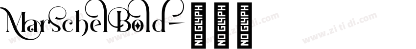 Marschel Bold字体转换